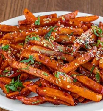 Chilli-seasoned fries, a popular side order at Pizza Bank in southwest Calgary