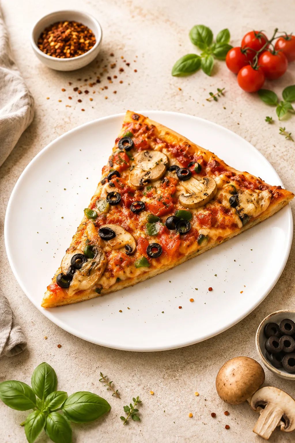 Mediterranean vegetable and cheese dish with fresh flatbread at Pizza Bank Calgary